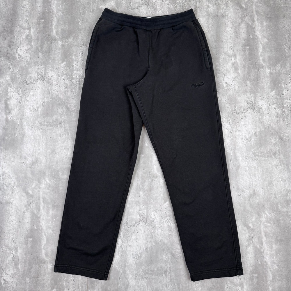 Palace Dress Sweat Pants Mens Small Black Skate Streetwear Logo‎ Elastic Gym